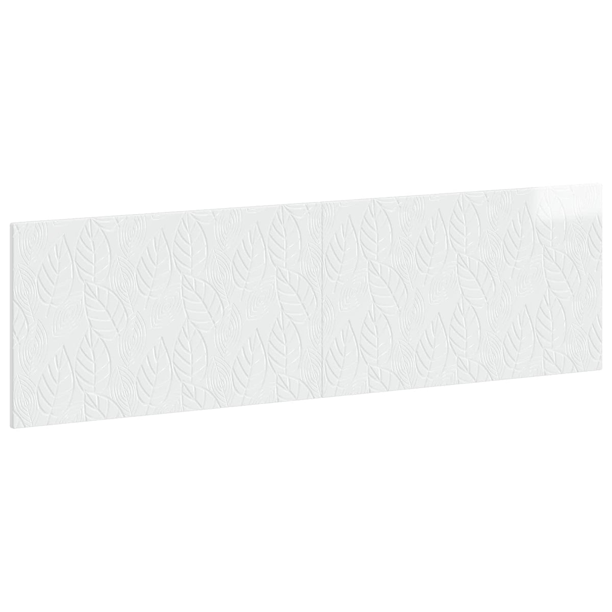 Wall-Mounted Headboard DELFT High Gloss White Engineered Wood