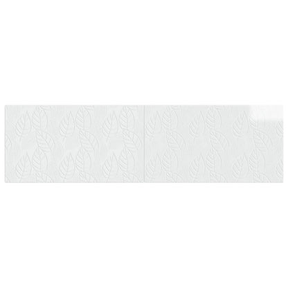 Wall-Mounted Headboard DELFT High Gloss White Engineered Wood