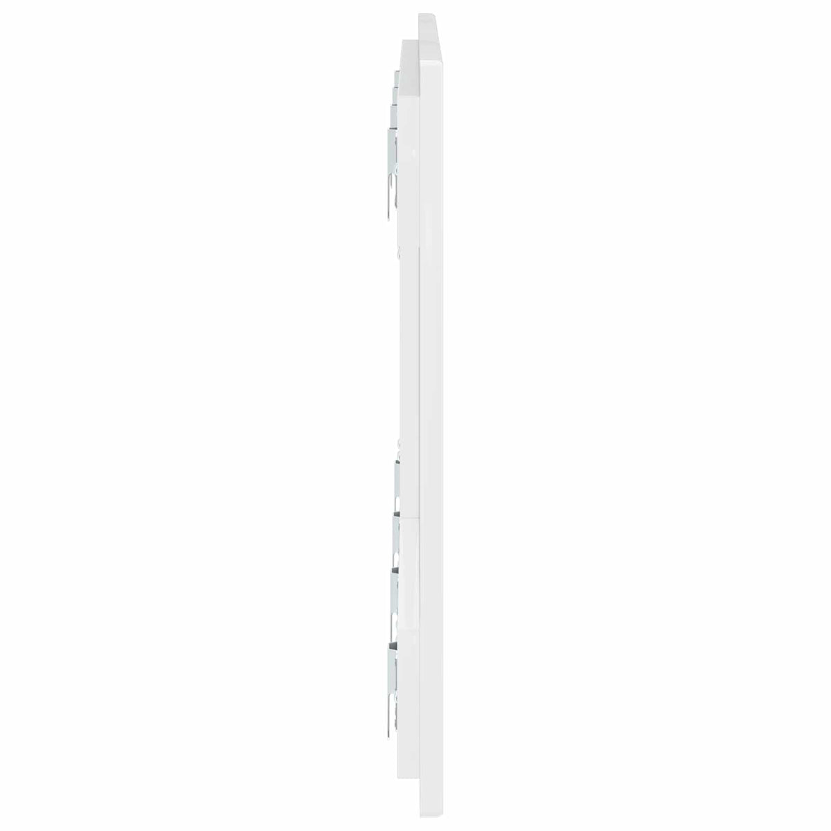 Wall-Mounted Headboard DELFT High Gloss White Engineered Wood