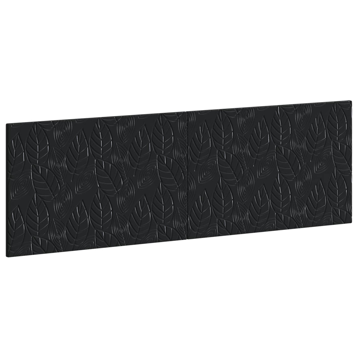 Wall-Mounted Headboard DELFT Black Engineered Wood
