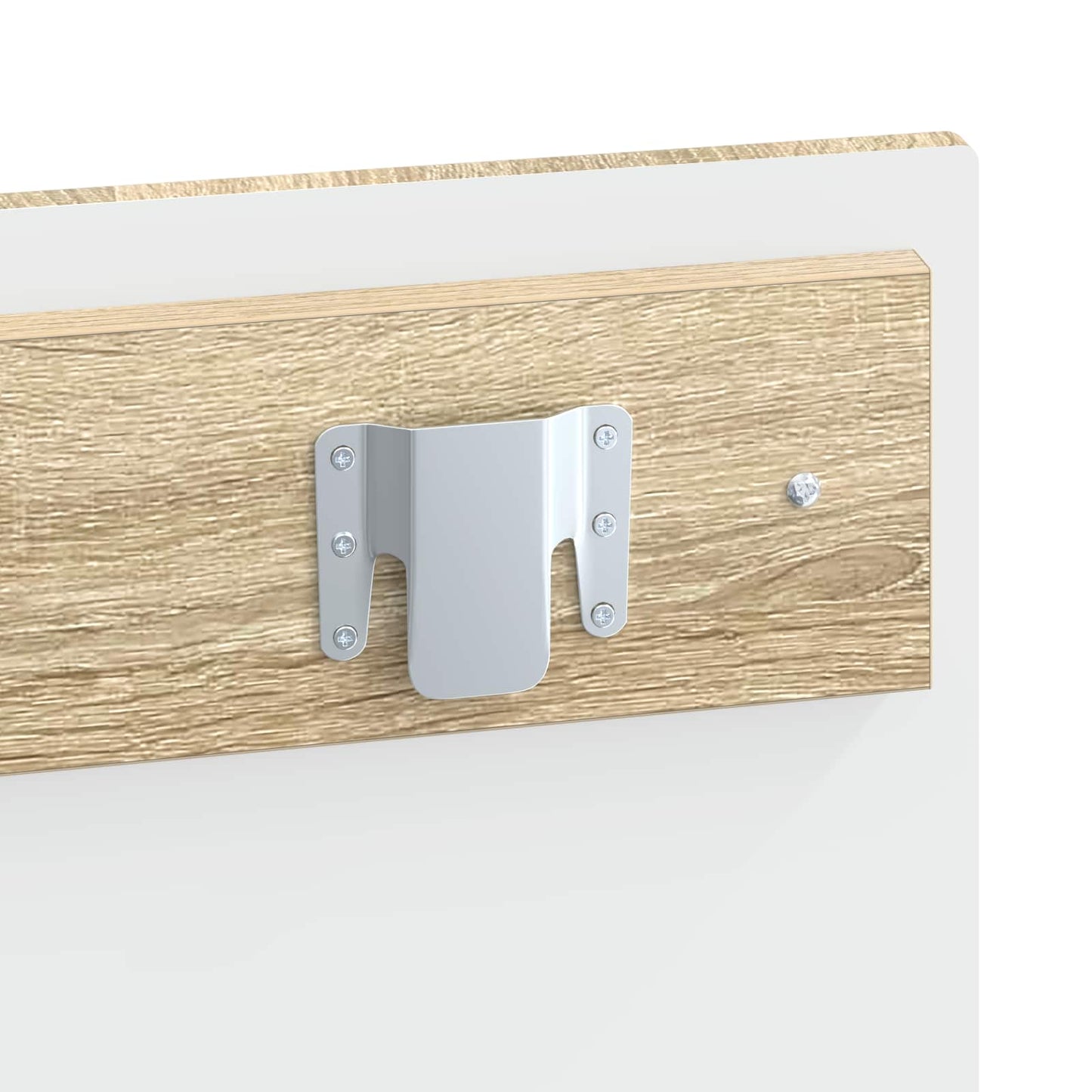 Wall-Mounted Headboard DELFT Sonoma Oak Engineered Wood