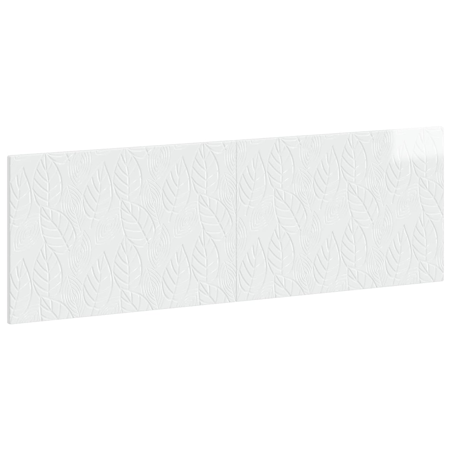 Wall-Mounted Headboard DELFT High Gloss White Engineered Wood