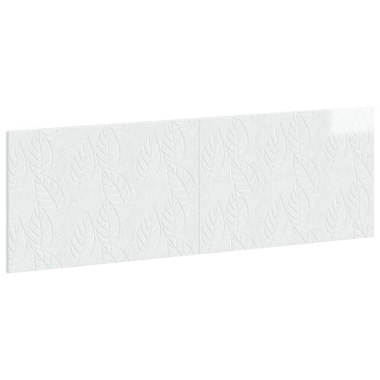 Wall-Mounted Headboard DELFT High Gloss White Engineered Wood