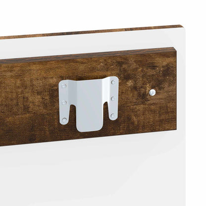 Wall-Mounted Headboard DELFT Smoked Oak Engineered Wood
