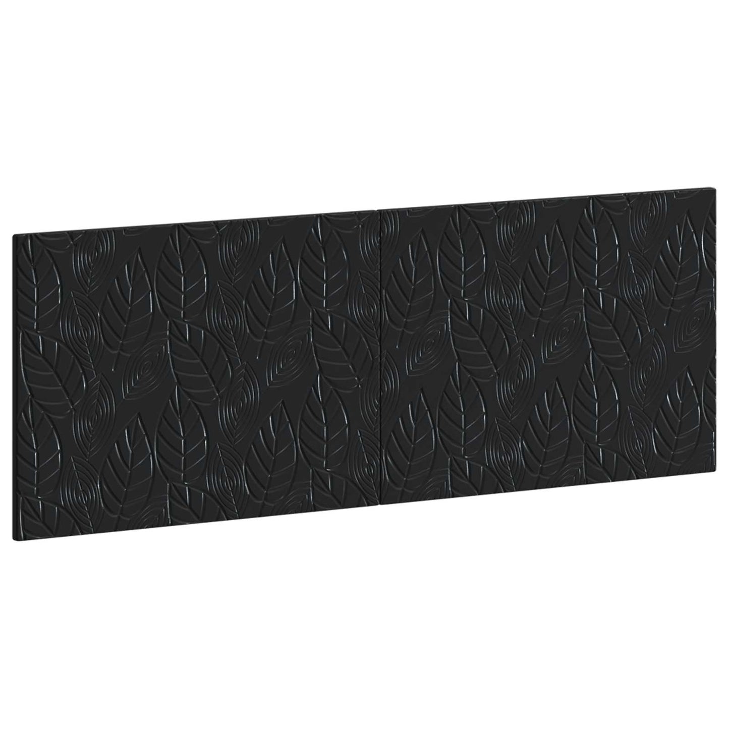 Wall-Mounted Headboard DELFT Black Engineered Wood