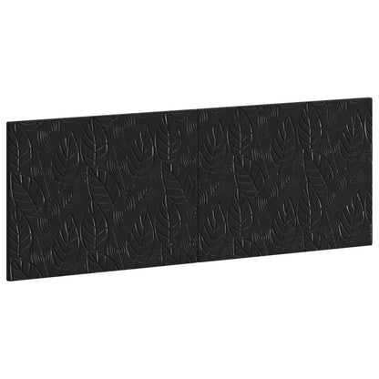 Wall-Mounted Headboard DELFT Black Engineered Wood