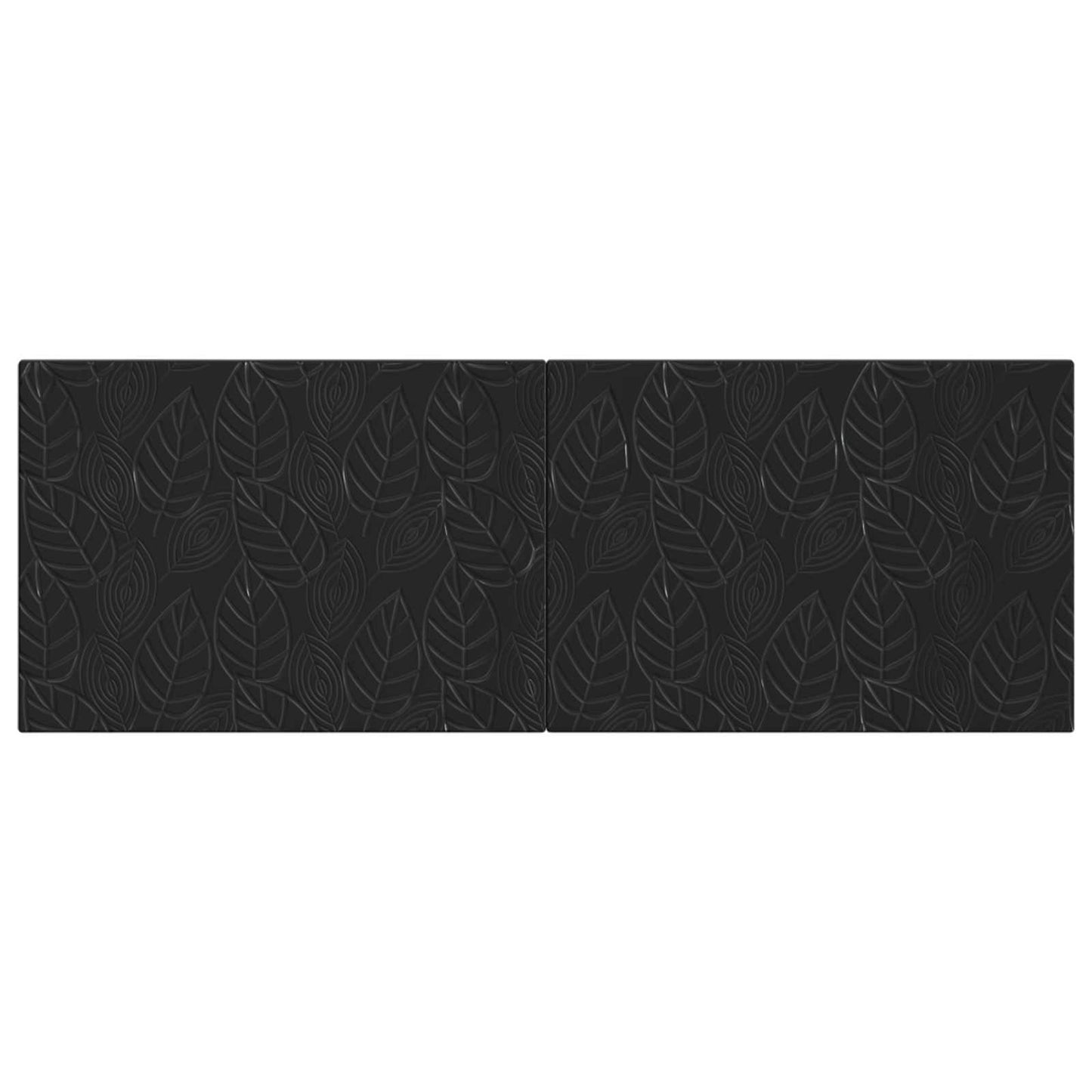 Wall-Mounted Headboard DELFT Black Engineered Wood