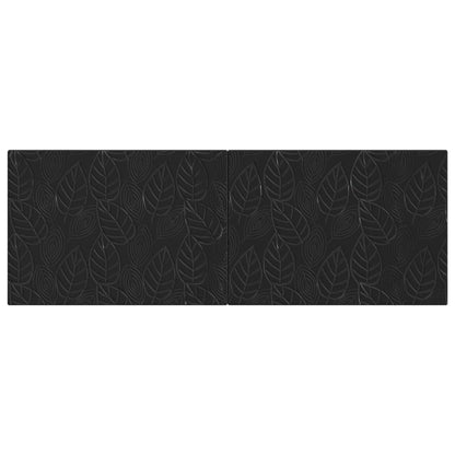 Wall-Mounted Headboard DELFT Black Engineered Wood
