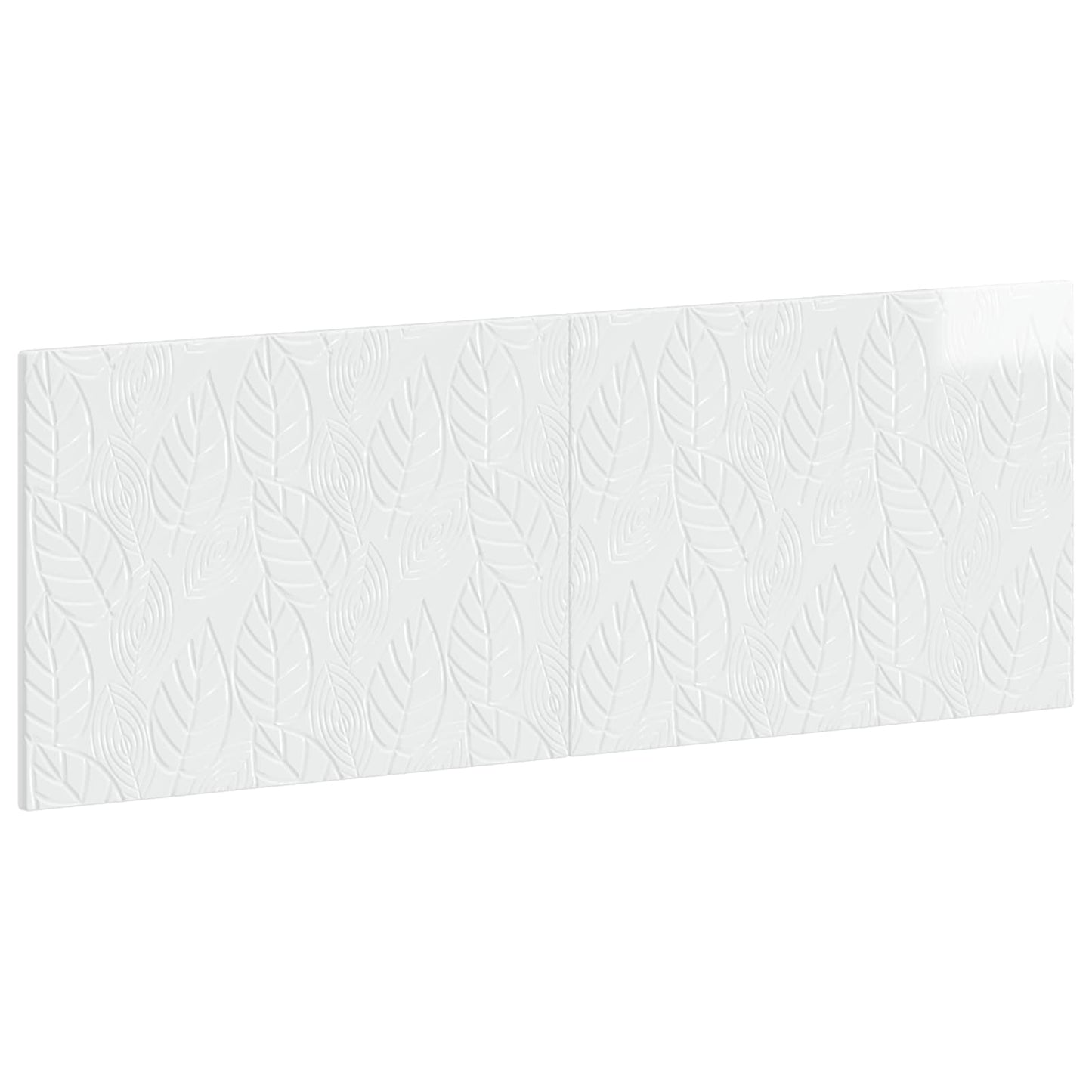 Wall-Mounted Headboard DELFT High Gloss White Engineered Wood