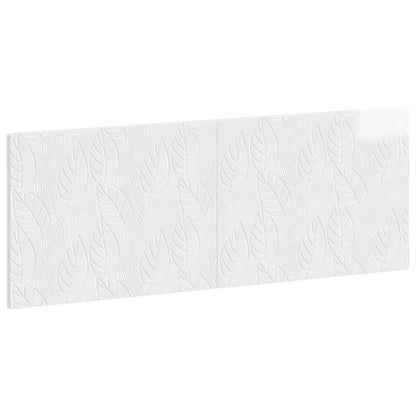 Wall-Mounted Headboard DELFT High Gloss White Engineered Wood