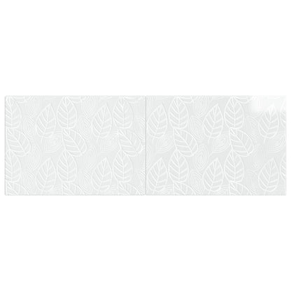 Wall-Mounted Headboard DELFT High Gloss White Engineered Wood