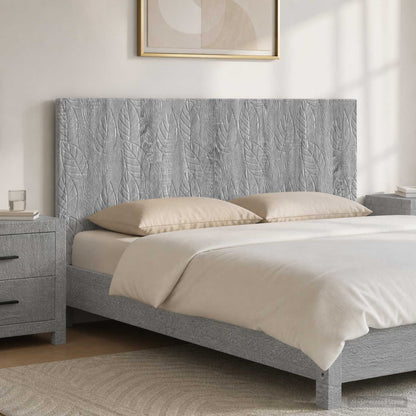 Wall-Mounted Headboard DELFT Grey Sonoma Engineered Wood