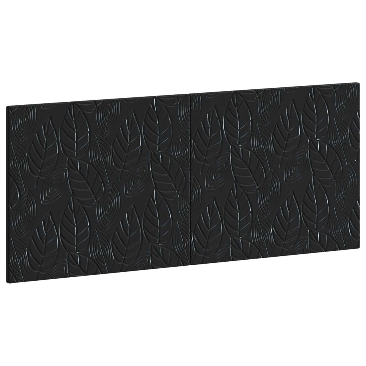 Wall-Mounted Headboard DELFT Black Engineered Wood