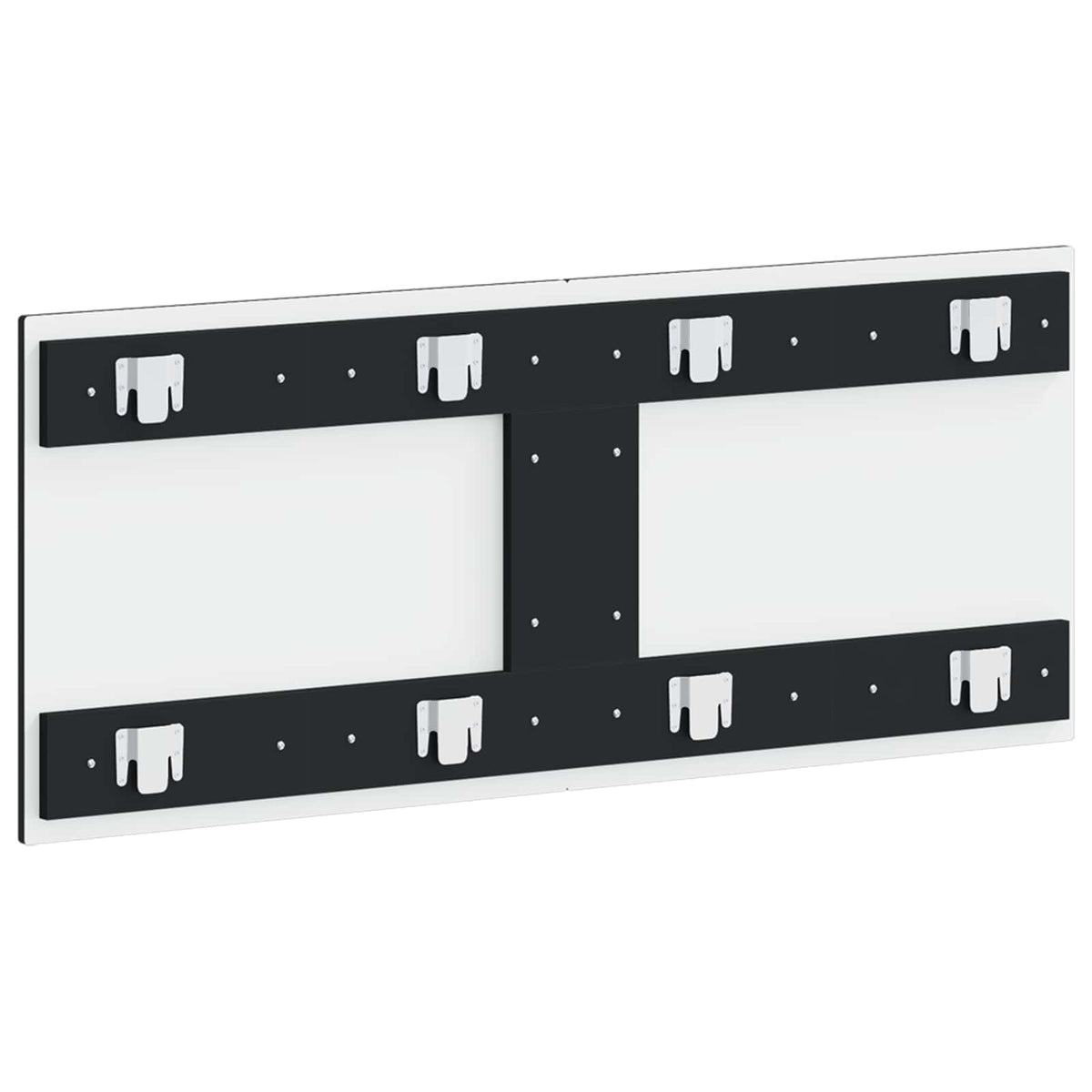 Wall-Mounted Headboard DELFT Black Engineered Wood