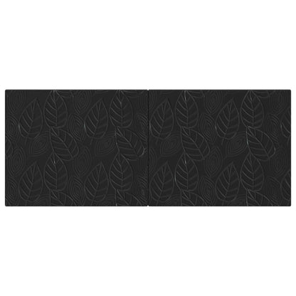 Wall-Mounted Headboard DELFT Black Engineered Wood