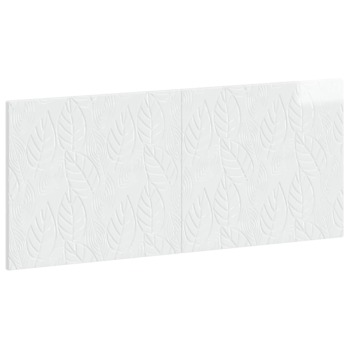 Wall-Mounted Headboard DELFT High Gloss White Engineered Wood