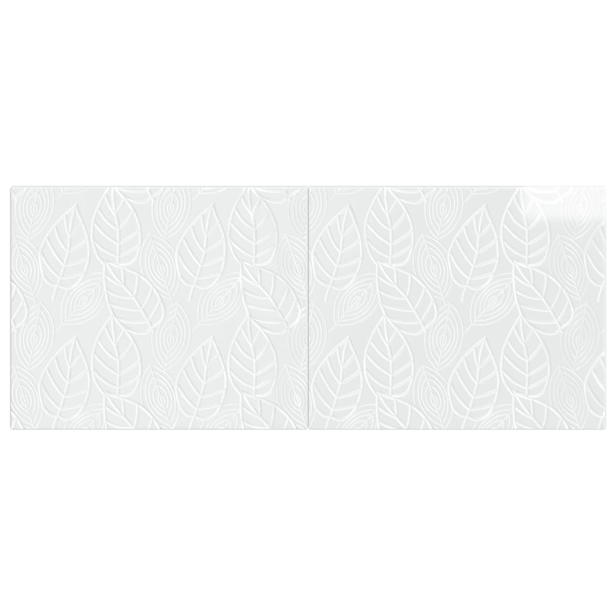 Wall-Mounted Headboard DELFT High Gloss White Engineered Wood