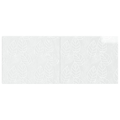 Wall-Mounted Headboard DELFT High Gloss White Engineered Wood