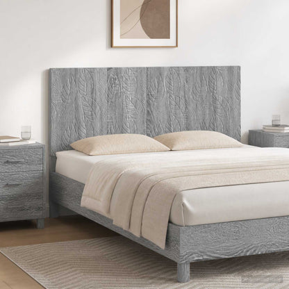 Wall-Mounted Headboard DELFT Grey Sonoma Engineered Wood
