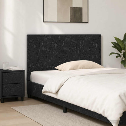 Wall-Mounted Headboard DELFT Black Engineered Wood