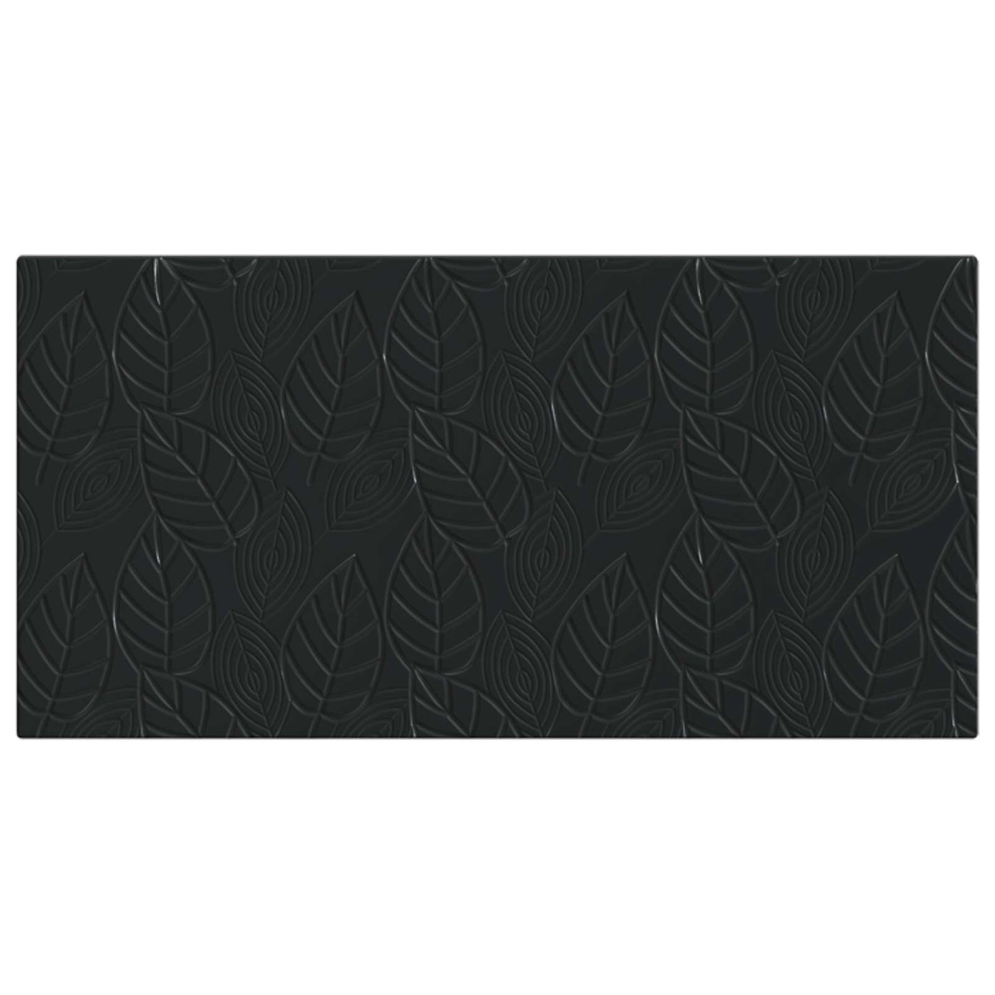 Wall-Mounted Headboard DELFT Black Engineered Wood