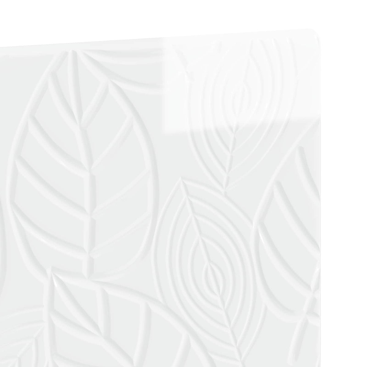 Wall-Mounted Headboard DELFT High Gloss White Engineered Wood