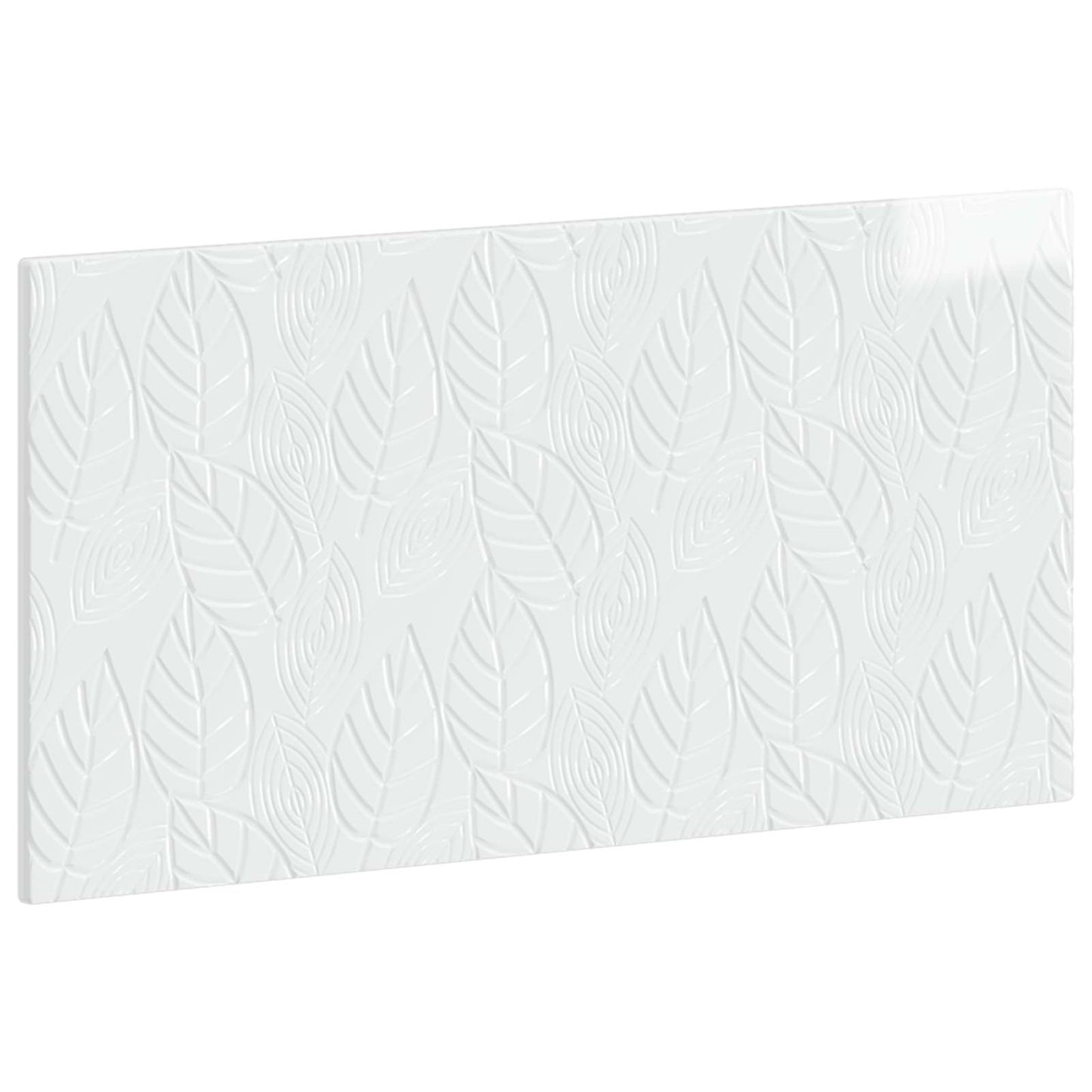 Wall-Mounted Headboard DELFT High Gloss White Engineered Wood