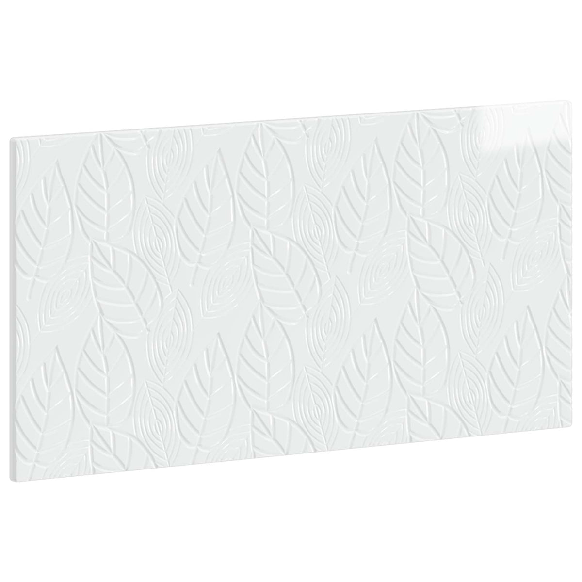 Wall-Mounted Headboard DELFT High Gloss White Engineered Wood