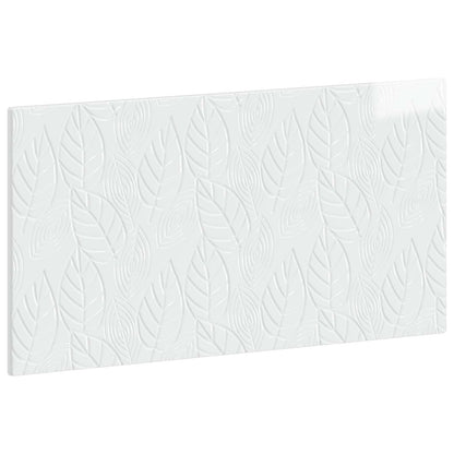 Wall-Mounted Headboard DELFT High Gloss White Engineered Wood