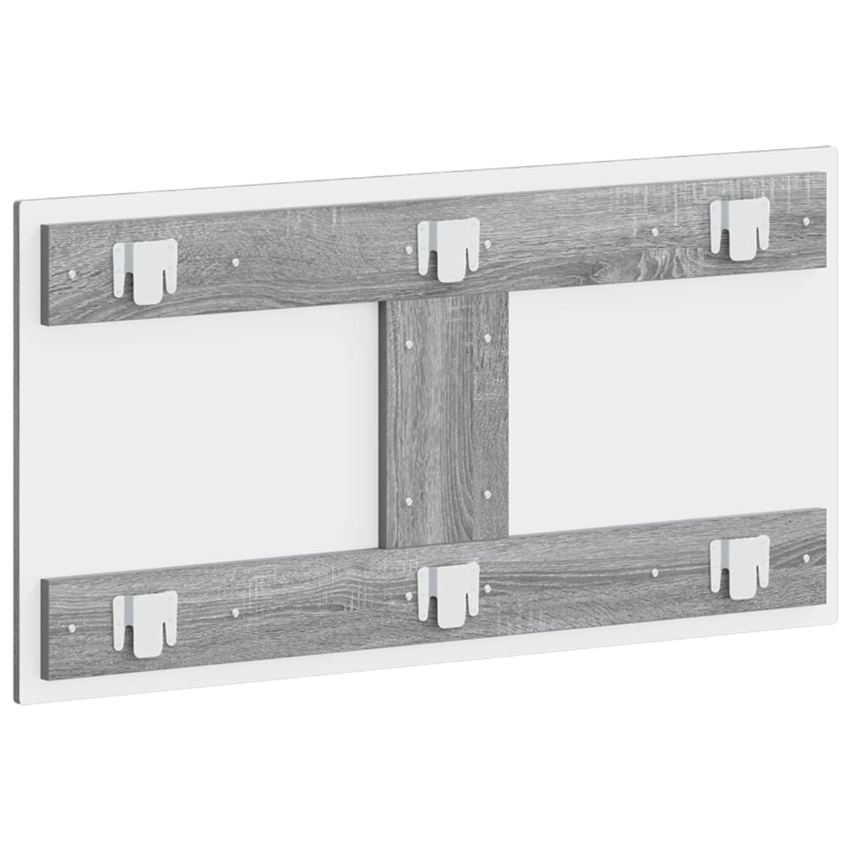 Wall-Mounted Headboard DELFT Grey Sonoma Engineered Wood