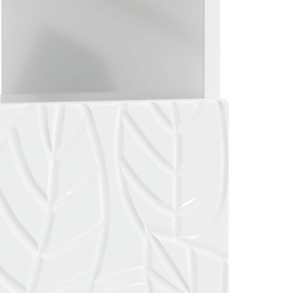 LED TV Cabinet High Gloss White Engineered Wood