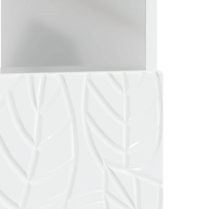 LED TV Cabinet High Gloss White Engineered Wood