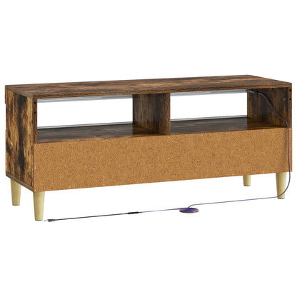 LED TV Cabinet Smoked Oak Engineered Wood