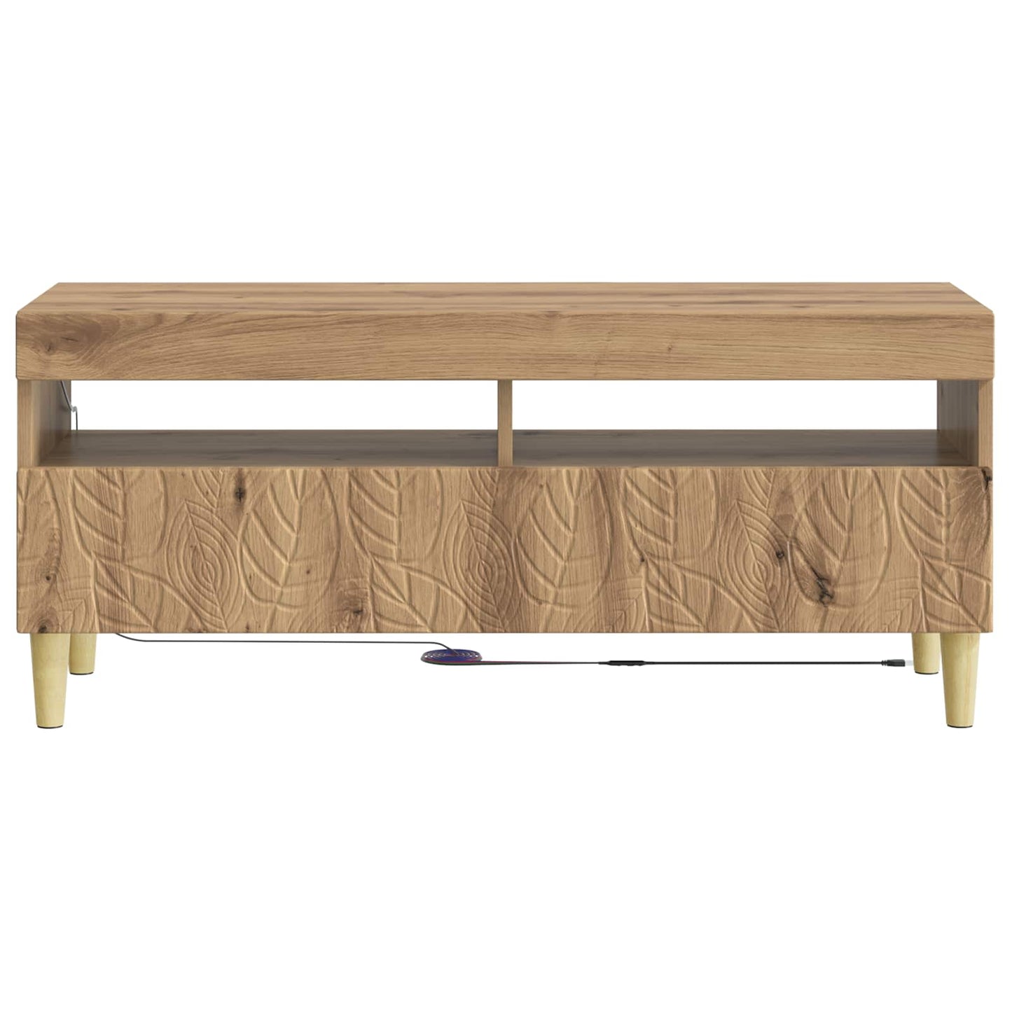 LED TV Cabinet Artisan Oak Engineered Wood