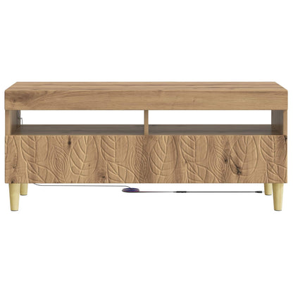 LED TV Cabinet Artisan Oak Engineered Wood