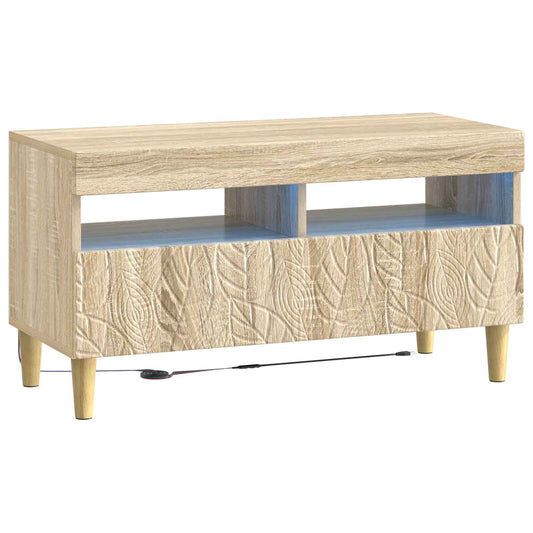 LED TV Cabinet Sonoma Oak Engineered Wood