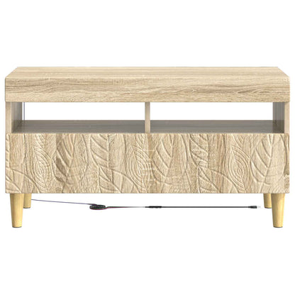 LED TV Cabinet Sonoma Oak Engineered Wood