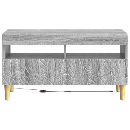 LED TV Cabinet Grey Sonoma Engineered Wood