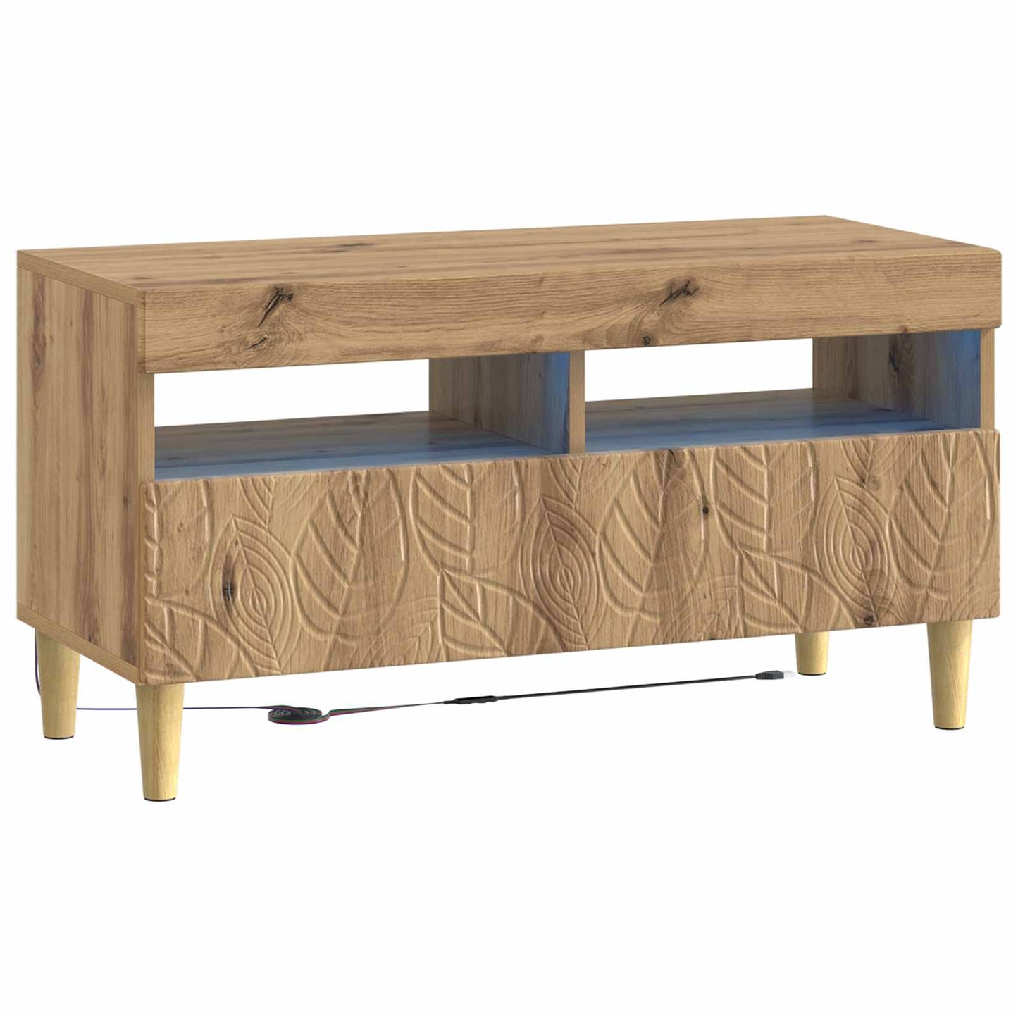 LED TV Cabinet Artisan Oak Engineered Wood