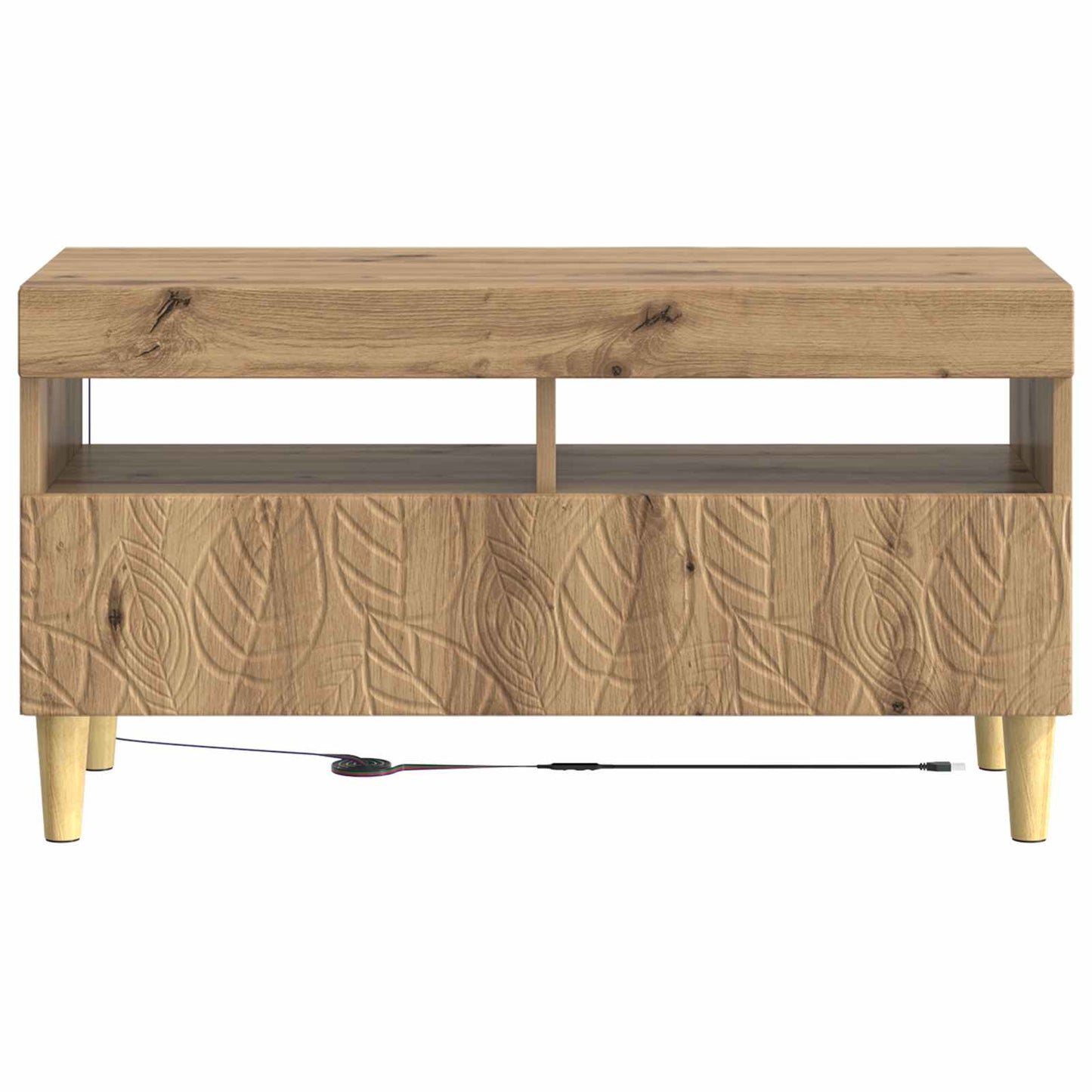 LED TV Cabinet Artisan Oak Engineered Wood