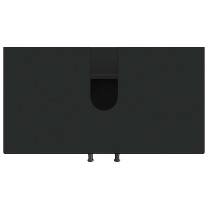 Bathroom Sink Cabinet HOORN Black 59.5 x 31.5x 56 cm