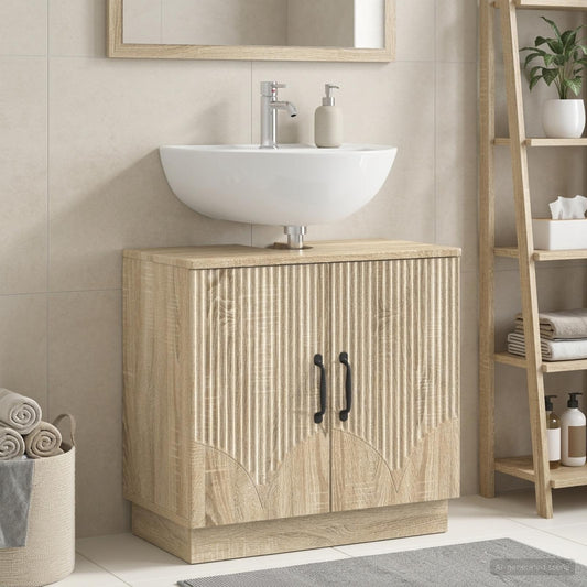 Bathroom Sink Cabinet HOORN Sonoma Oak 59.5 x 31.5x 56 cm