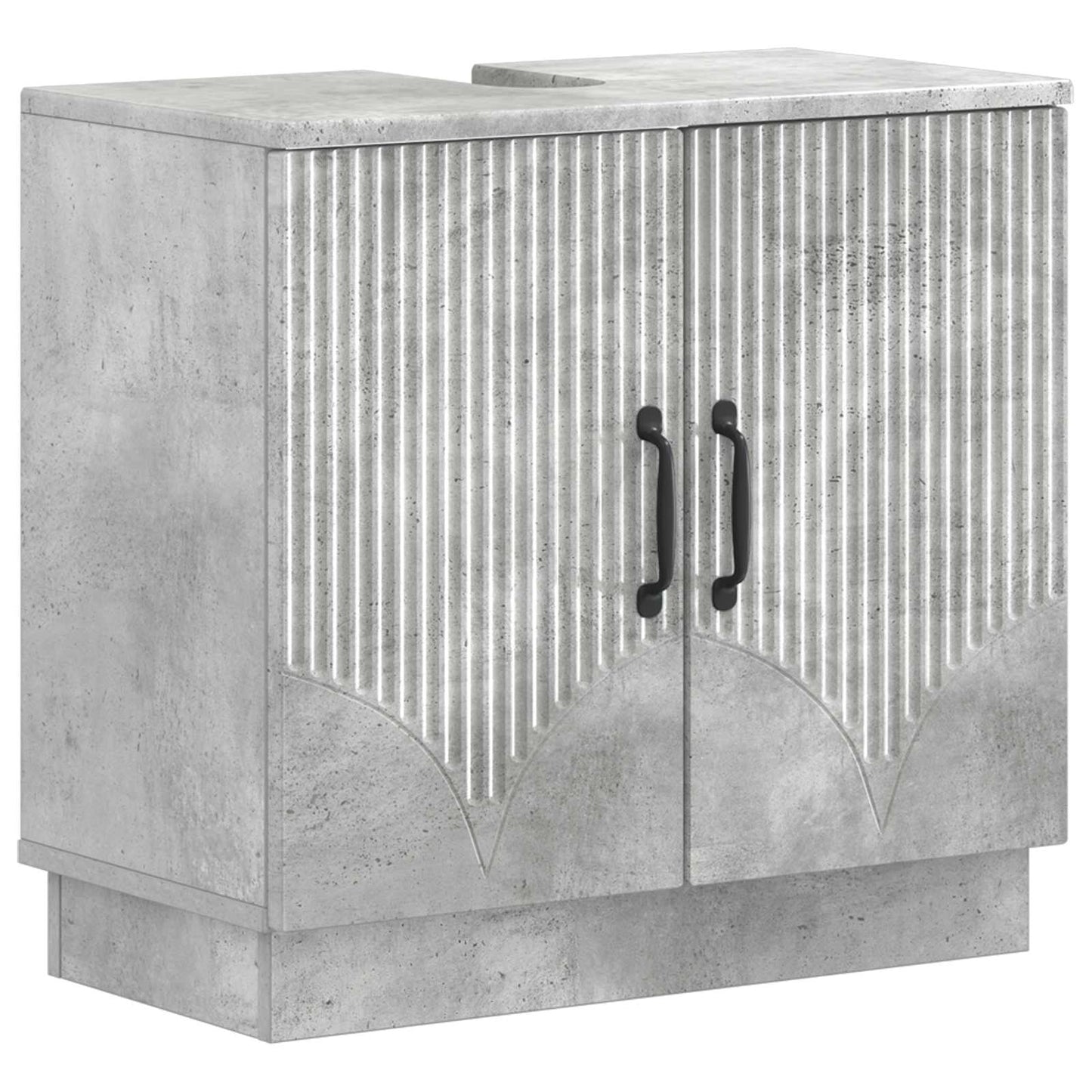 Bathroom Sink Cabinet HOORN Concrete Grey 59.5 x 31.5x 56 cm