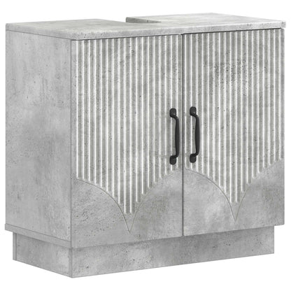 Bathroom Sink Cabinet HOORN Concrete Grey 59.5 x 31.5x 56 cm