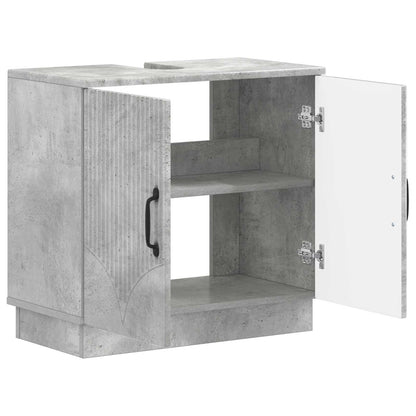 Bathroom Sink Cabinet HOORN Concrete Grey 59.5 x 31.5x 56 cm