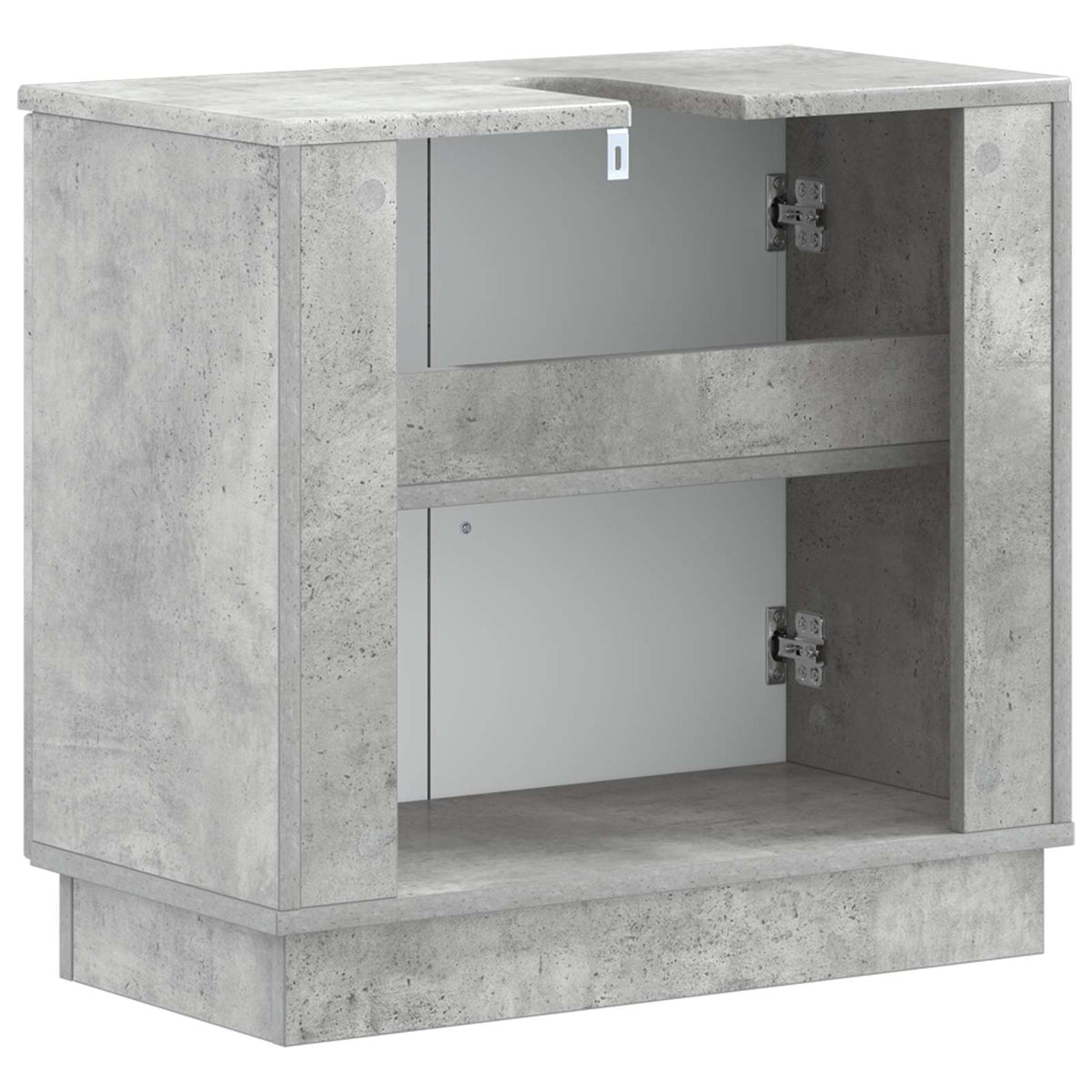 Bathroom Sink Cabinet HOORN Concrete Grey 59.5 x 31.5x 56 cm