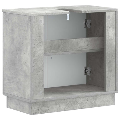 Bathroom Sink Cabinet HOORN Concrete Grey 59.5 x 31.5x 56 cm