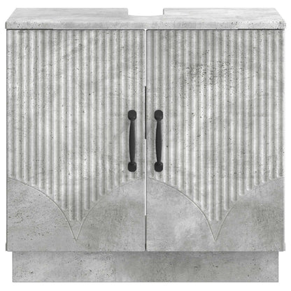 Bathroom Sink Cabinet HOORN Concrete Grey 59.5 x 31.5x 56 cm