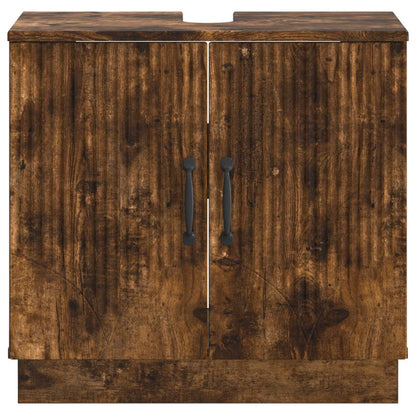 Bathroom Sink Cabinet HOORN Smoked Oak 59.5 x 31.5x 56 cm