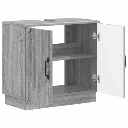 Bathroom Sink Cabinet HOORN Grey Sonoma 59.5 x 31.5x 56 cm